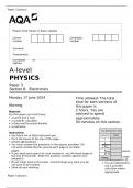 A-level PHYSICS Paper 3 Section B	Electronics