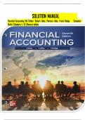 Solution Manual for Financial Accounting 11th Edition by Libby, Hodge ISBN: 9781265083922, All 13 Chapters Covered, Verified Latest Edition