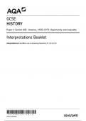 AQA GCSE History8145 1A D INS History  15May 2024