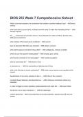 BIOS 255 Week 7 Comprehensive Ka hoot Exam Questions and complete solutions 2024( A+ GRADED 100% VERIFIED).