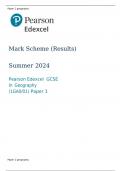 Pearson Edexcel GCSE In Geography (1GA0/01) Paper 1