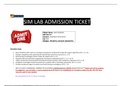 SIM LAB ADMISSION TICKET | Patient Name: Jason Eastland SIM Visit: # 4 Scenario: Aspiration Pneumonia SLS: N/A Allergies: Morphine, Lisinopril, Epinephrine