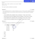 Exam (elaborations) Statistical Analysis 1 (MA260)  Elementary Statistics, ISBN: 9780073386126