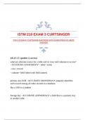 ISTM 210 EXAM 3 CURTSINGER QUESTIONS WITH GUARANTEED ACCURATE ANSWERS