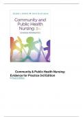 TEST BANK FOR COMMUNITY AND PUBLIC HEALTH NURSING Evidence for Practice 3RD EDITION BY ROSANNA DEMARCO & JUDITH HEALEY-WALSH