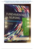 FUNDAMENTALS OF NURSING 9TH EDITION POTTER PERRYS TESBANK/COMPLETE GUIDE 2024-2025