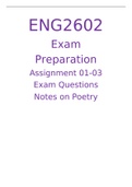 Eng 2602 Exam preparation 