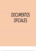 Documentos oficiales del estado