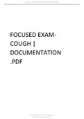 NR 509 Week 7 Shadow Health Focused Exam Case.