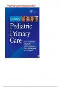 Test Bank for Burns' Pediatric Primary Care 8th Edition by Garzon, Dirks,  Driessnack, Duderstadt, and Gaylord