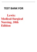 Lewis: Medical-Surgical Nursing, 10th Edition Test Bank 