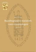 Samenvatting Statistiek 2023-24 (C00A5B) - Hoorcollege's en boek