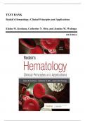 Test Bank - Rodak's Hematology: Clinical Principles and Applications, 6th Edition (Keohane, 2020), Chapter 1-43 | All Chapters