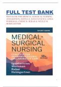 Test Bank For Medical Surgical Nursing Concepts For Interprofessional Collaborative Care, 10th Edition, By Donna D Ignatavicius, M Linda Workman|9780323654043|All Chapters 1-74|LATEST