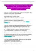 Rasmussen Final MDC3 Latest Update 2024-2025 Actual Exam with 125 Questions and 100% Verified Correct Answers Guaranteed A+ Approved by the Professor