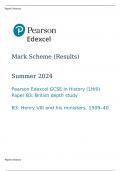 Pearson Edexcel GCSE In History (1HI0) Paper B3: British depth study