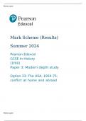 Pearson Edexcel GCSE In History (1HI0) Paper 3: Modern depth study