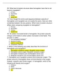 BIOCHEM C785 Module 3 Quiz Myoglobin and Hemoglobin GRADED A