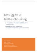 Taalbeschouwing Taalkundig redeneren lessenserie