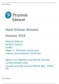 Pearson Edexcel GCSE In History (1HI0)