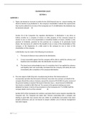 EXAMINATIONS (2019) SECTION A QUESTION 1 1. Figozo Ltd showed an increase in profits for the 2018 financial year At a board meeting, the directors decide to pay dividends to the company’s shareholders Indicate the requirements that must be adhered to in t