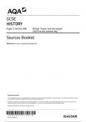 AQA GCSE History8145 2A B INS History  4June 2024