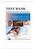 Test Bank For Maternal Child Nursing Care, 7th Edition by Shannon E. Perry, Marilyn J. Hockenberry, Mary Catherine Cashion, 9780323776714