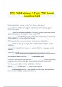    COP 3014 Midterm 1 Exam With Latest Solutions 2024