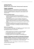 Samenvatting van hoorcolleges   literatuur   oefenvragen Qualitative Methods