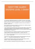 NICET FIRE ALARM SYSTEMS LEVEL 1 EXAM