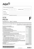 AQA GCSE polish8688 LF question paper Polish  12June 2024