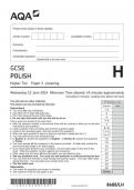 AQA GCSE polish8688 LH question paper Polish  12June 2024