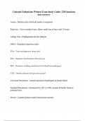 Colorado Esthetician Written Exam Study Guide/ 238 Questions and Answers