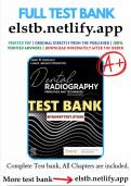 Test Bank - Dental Radiography: Principles and Techniques 6th Edition by Joen Iannucci