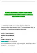 ATI RN FUNDAMENTALS PROCTORED EXAM Actual NGN Questions and Answers & Rationales, 100% Verified Answers