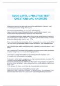 SMOG LEVEL 1 PRACTICE TEST QUESTIONS AND ANSWERS