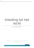 Volledige samenvatting van Inleiding tot het recht - Prof Van Daele