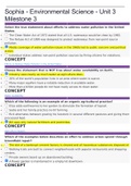 Sophia - Environmental Science - Unit 3 Milestone 3