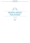 Nederlandse- Taalkunde- samenvatting .