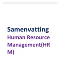 HRM Samenvatting RSM BA2