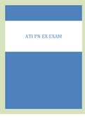 ATI PN EX EXAM