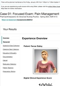 Tanner Bailey (SH) - Case 01: Focused Exam: Pain Management | Completed | Shadow Health - 2020/2021