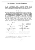         The Geometry of Linear Equations