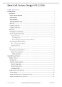 Summary Basic Cell Factory Design BPE-22306