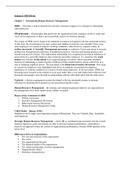 Comprehensive, but clear Summary Human Resource Management Chapter 1-11, ISBN: 9781352004021 Human Resources Management (BT2102)