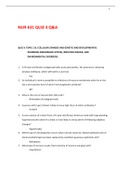 NUR 631 QUIZ 4 Q&A Latest