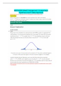 MATH225 Week7 Assignment (10 Q/A) / MATH 225N Week7 Assignment / MATH 225 Week7 Assignment / MATH225N Week 7 Assignment - Conducting a hypothesis test P-Value Approach (Latest, 2021): Chamberlain College of Nursing 