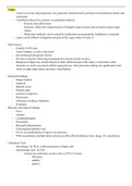 NUR 4385 ADULT HEALTH Module 8 - Lupus, Gout, RA, MG, osteoarthritis Study Guide