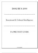 (WGU D082) BUS 2090 Emotional & Cultural Intelligence - FA Pre Test Guide 20242025