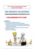 Samenvatting en Oefenexamen Leergang Aanbestedingsrecht voor Inkopers 2023-2024 Vrije Universiteit van Amsterdam